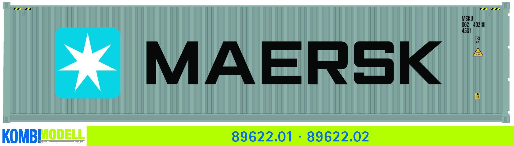 Kombimodell 89622.02 Ct 40' (45G1) »Maersk« ═ SoSe 